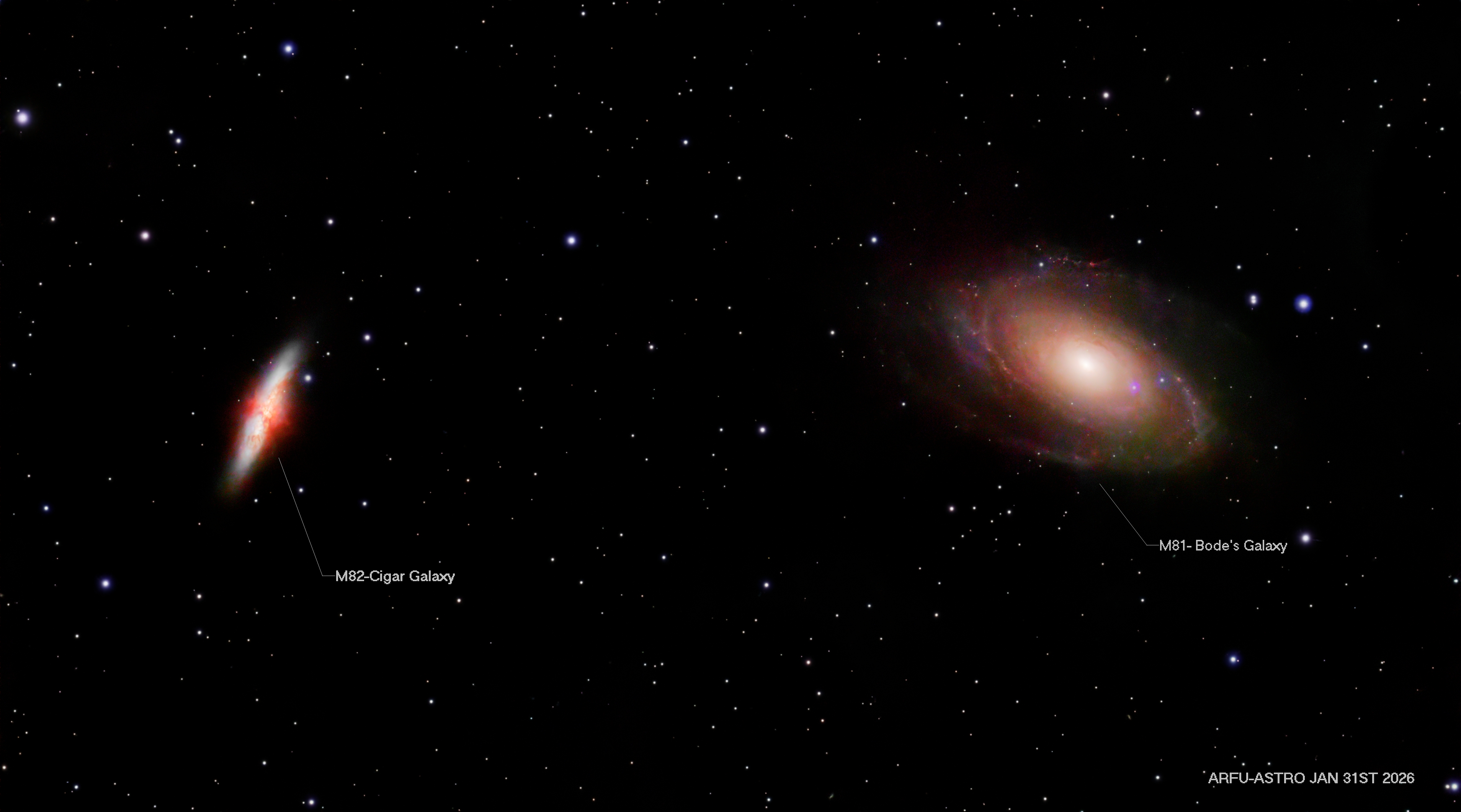 Galaxia M82 Cigarro